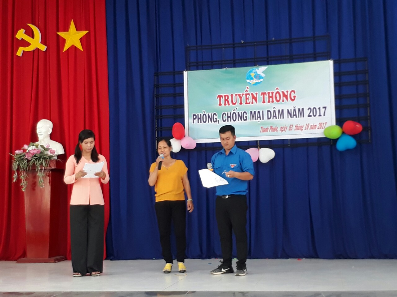 Hội LHPN huyện Bến Cầu, Gò Dầu: tổ chức truyền thông  phòng, chống mại dâm năm 2017