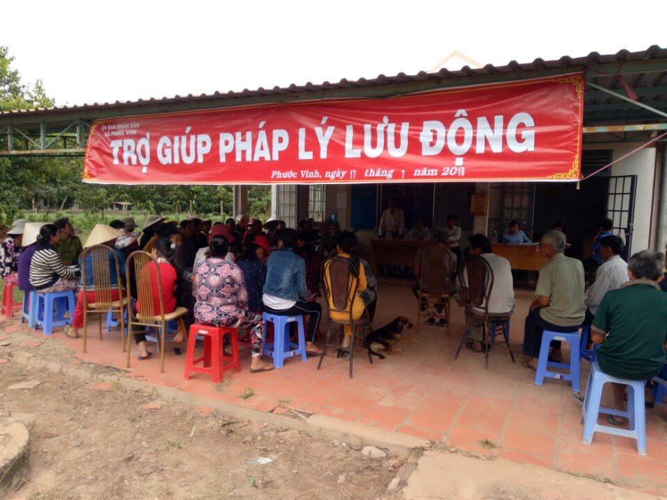 Phước Vinh: trợ giúp pháp lý lưu động cho người dân