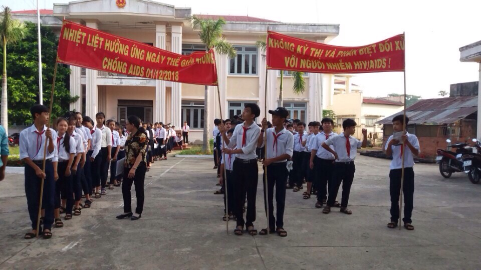 Hội LHPN cơ sở: hưởng ứng ngày thế giới phòng, chống AIDS (01/12/2018)