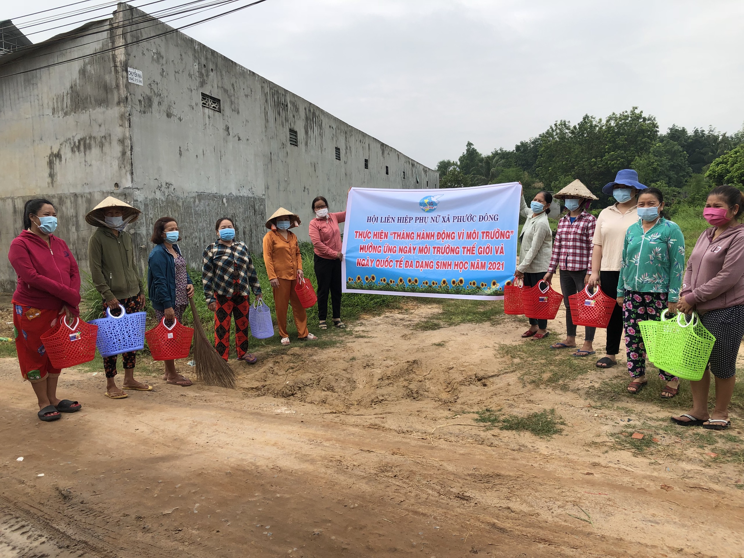 HỘI LHPN XÃ PHƯỚC ĐÔNG (GÒ DẦU) THỰC HIỆN “THÁNG HÀNH ĐỘNG VÌ MÔI TRƯỜNG” HƯỞNG ỨNG NGÀY MÔI TRƯỜNG THẾ GIỚI VÀ NGÀY QUỐC TẾ ĐA DẠNG SINH HỌC NĂM 2021