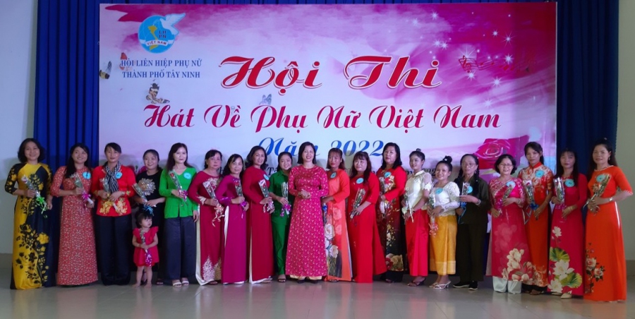 Hội LHPN thành phố Tây Ninh tổ chức hội thi “Hát về phụ nữ Việt Nam”