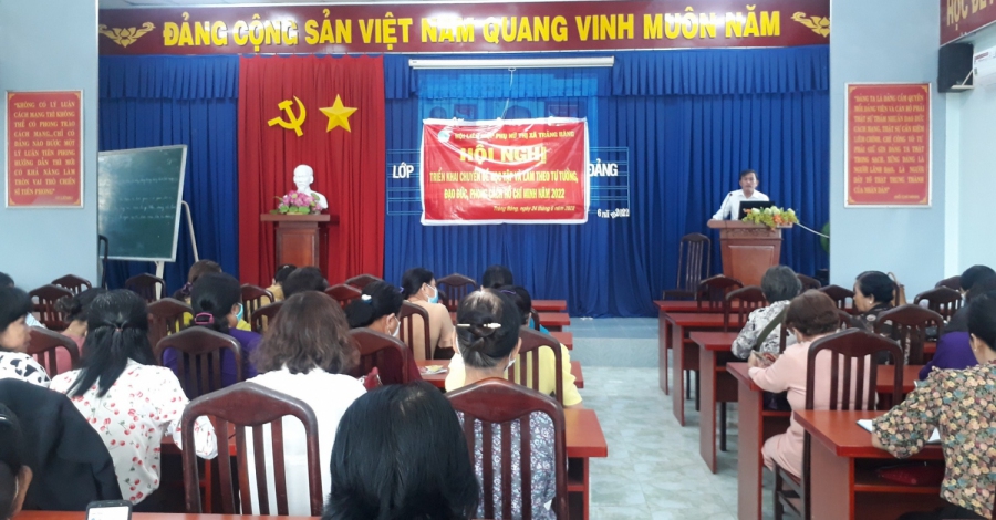 Hội LHPN thị xã Trảng Bàng triển khai chuyên đề “Học tập và làm theo tư tưởng, đạo đức, phong cách Hồ Chí Minh” năm 2022