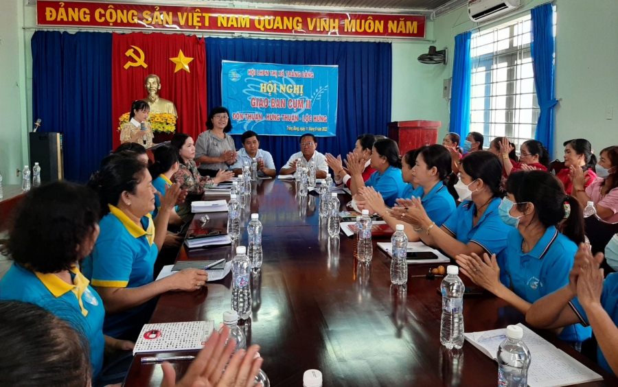 Hội LHPN thị xã Trảng Bàng tổ chức Hội nghị giao ban cụm II (Lộc Hưng – Đôn Thuận – Hưng Thuận)