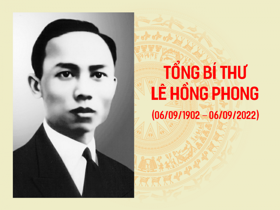 Đề cương tuyên truyền kỷ niệm 120 năm Ngày sinh đồng chí Lê Hồng Phong (1902 - 2022)