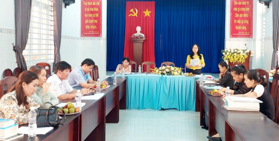 Hội LHPN tỉnh Tây Ninh phối hợp Ngân hàng Chính sách xã hội tỉnh tổ chức kiểm tra vốn ủy thác đợt 2 năm 2022