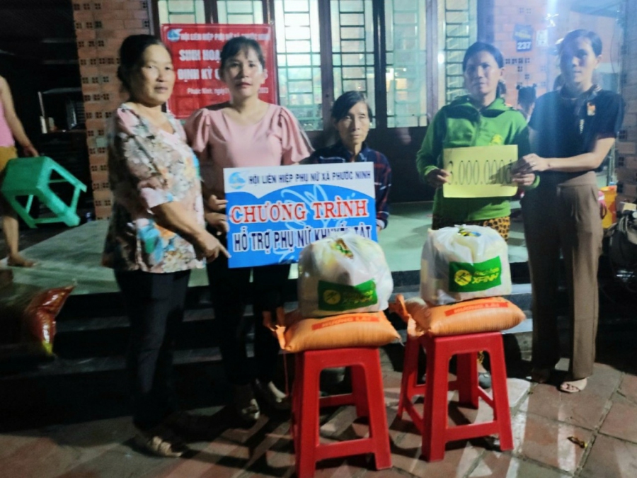 Hội LHPN xã Phước Ninh tổ chức nhiều hoạt động trong sinh hoạt chi hội quý I