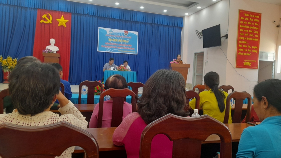 Hội LHPN xã Đôn Thuận tổ chức Hội nghị đối thoại và  truyền thông phòng chống sốt xuất huyết và chăm sóc sức khỏe sinh sản