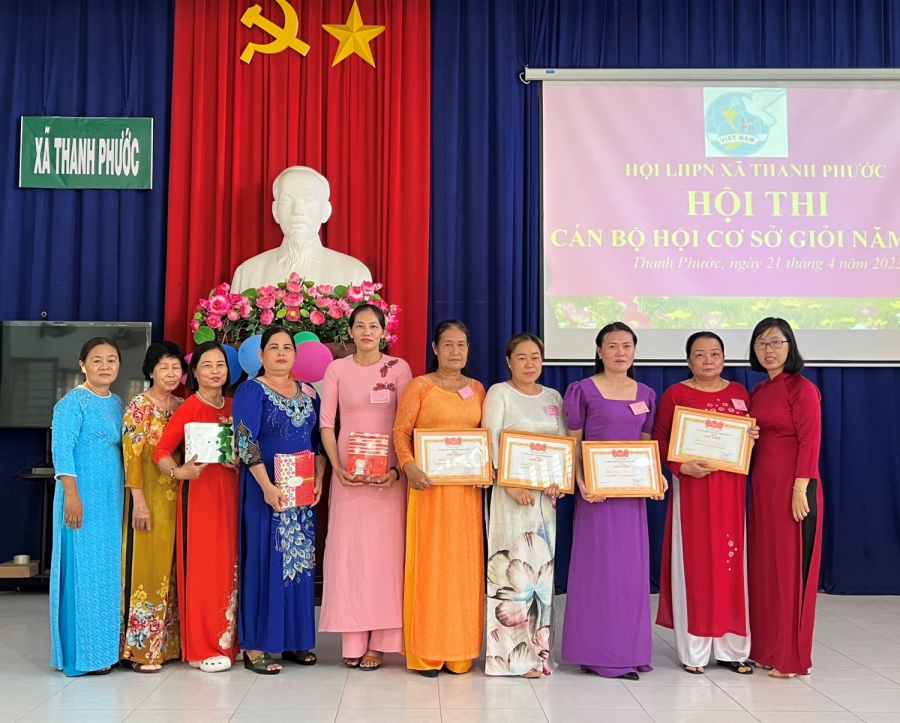 Hội LHPN xã Thanh Phước  tổ chức hội thi “Cán bộ hội cơ sở giỏi” năm 2023