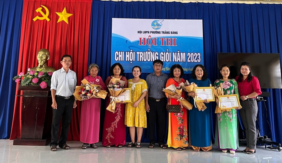 Hội LHPN phường Trảng Bàng tổ chức hội thi “Chi hội trưởng giỏi” năm 2023