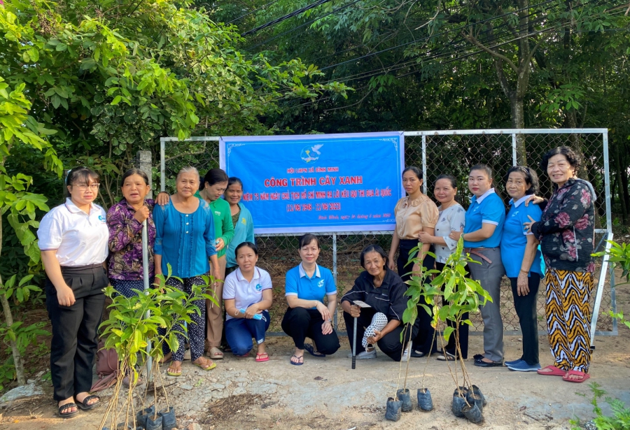 Công trình trồng cây xanh kỷ niệm 75 năm ngày Chủ tịch Hồ Chí Minh ra lời kêu gọi thi đua ái quốc (11/06/1948- 11/06/2023)