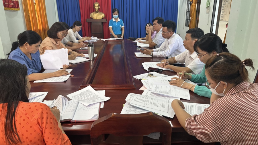 Hội LHPN xã Tân Bình tổ chức giám sát năm 2023