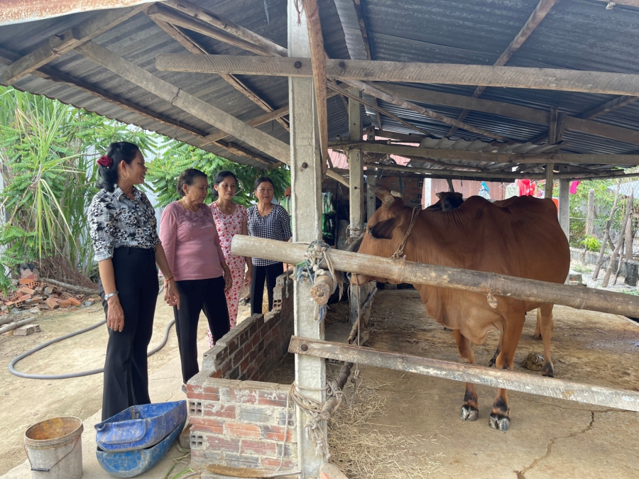 HỘI VIÊN PHỤ NỮ VƯỢT KHÓ VƯƠN LÊN THOÁT NGHÈO