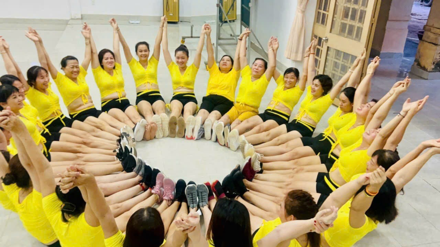 Câu lạc bộ thể dục, thể thao AREOBIC xã Phước Bình, thị xã Trảng Bàng, Tây Ninh góp phần nâng cao sức khỏe hội viên phụ nữ