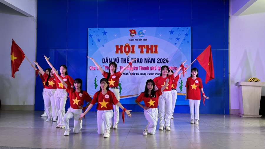 Thành phố Tây Ninh: Sôi nổi Hội thi dân vũ thể thao