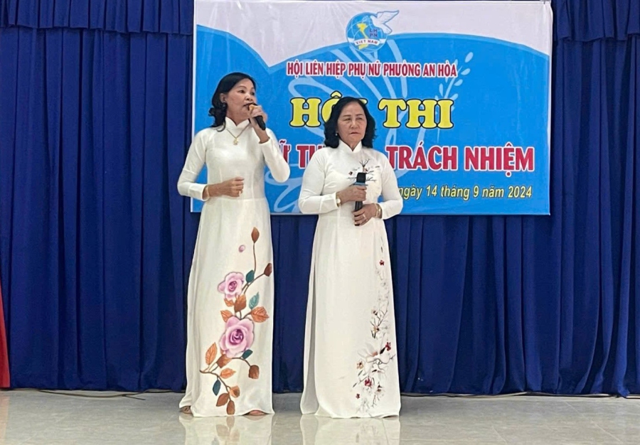 Hội phụ nữ phường An Hoà tổ chức Hội thi “Phụ nữ tự tin trách nhiệm”