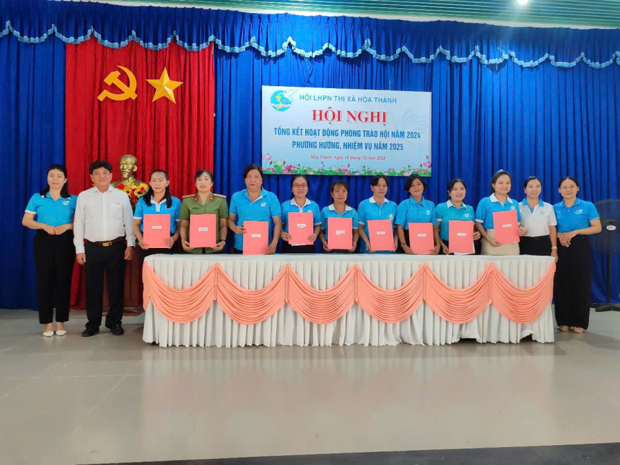 Hòa Thành: Tổng kết hoạt động phong trào Hội năm 2024, triển khai phương hướng nhiệm vụ năm 2025