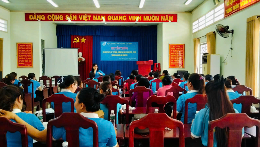 BCV triển khai các kiến thức về pháp luật, kỹ năng phòng ngừa tội phạm trong hội viên phụ nữ