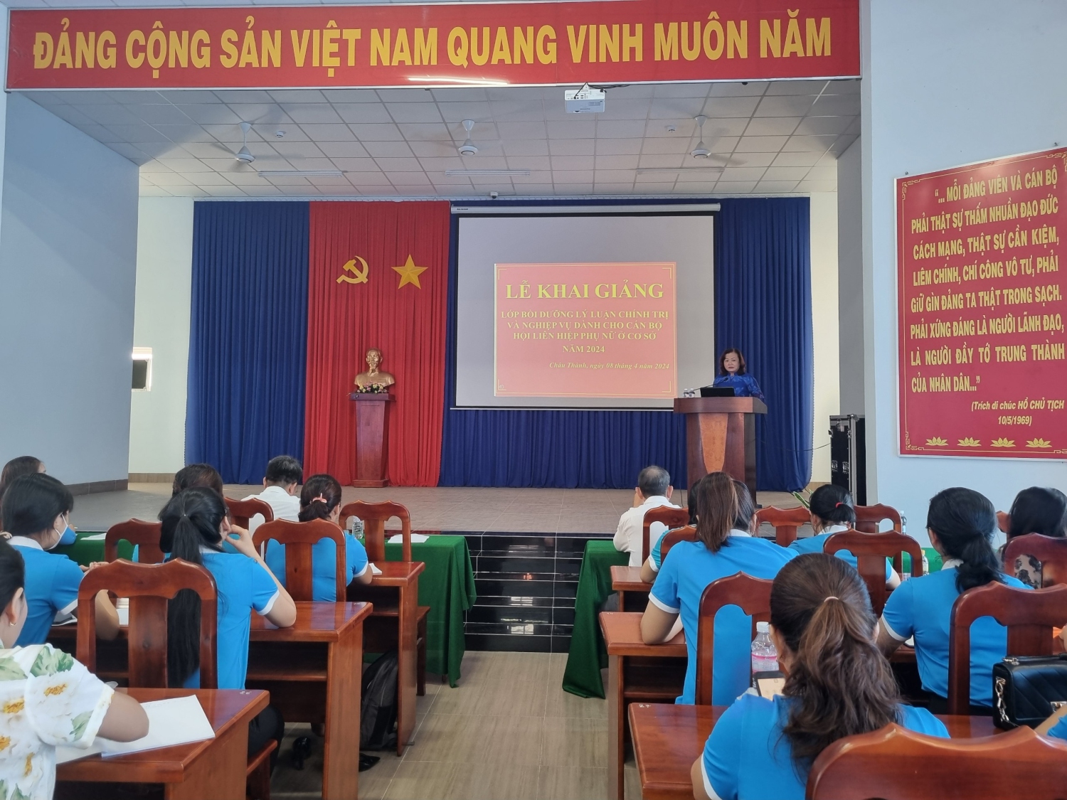 Châu Thành: Tập huấn nâng cao năng lực cho cán bộ Hội